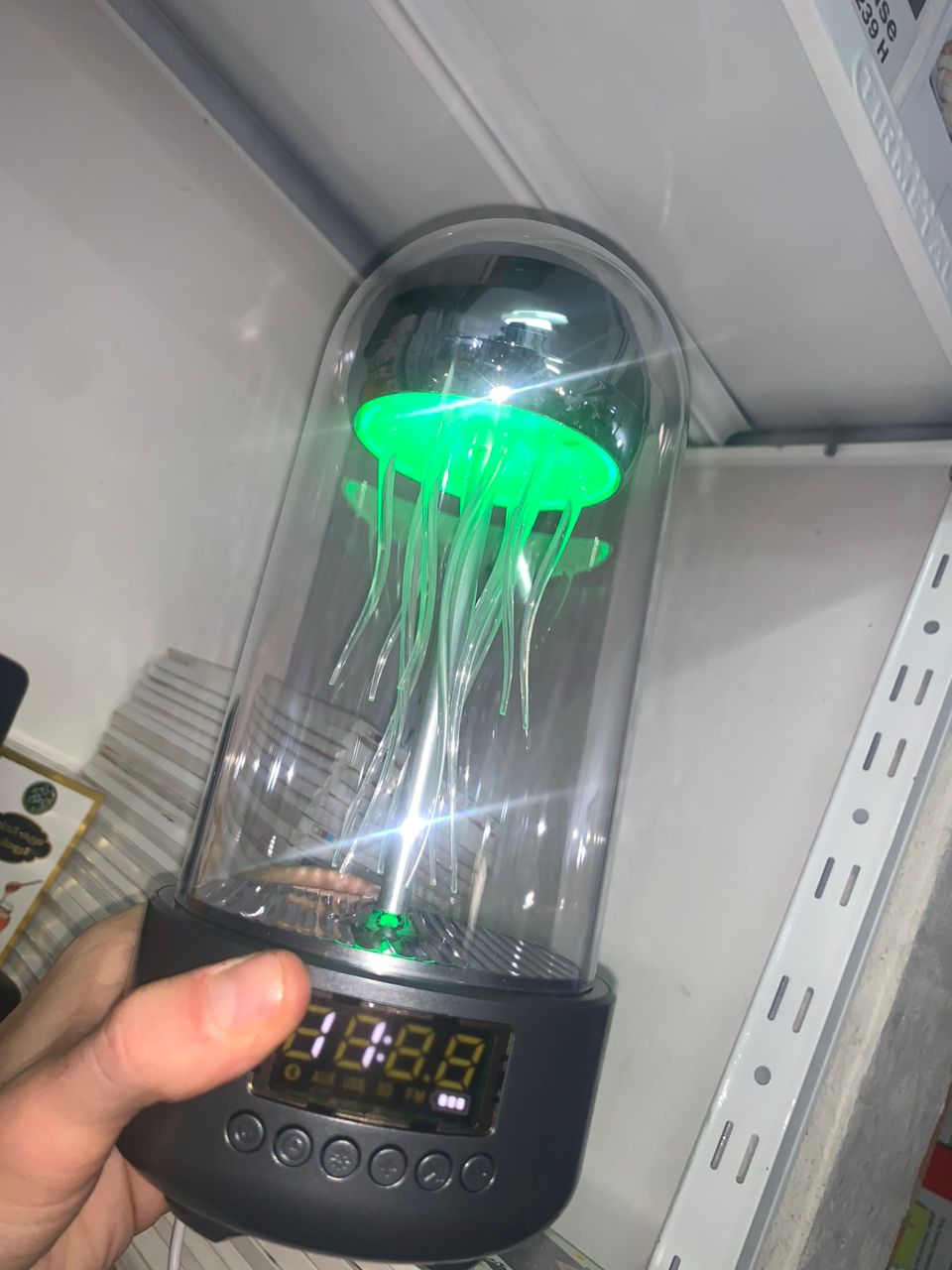 Haut-parleur Bluetooth méduse avec éclairage d'ambiance 7 couleurs