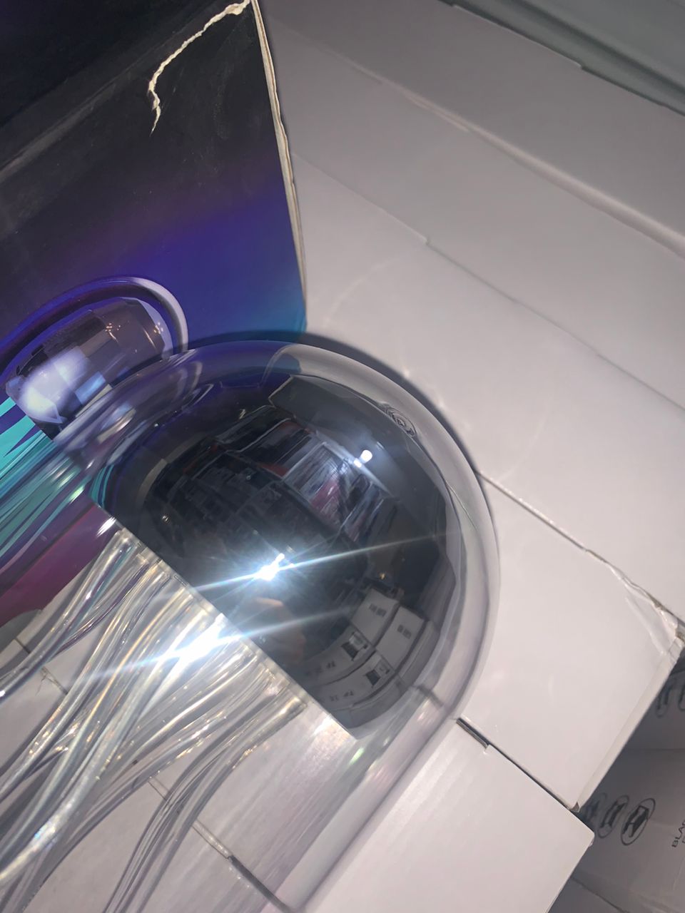Haut-parleur Bluetooth méduse avec éclairage d'ambiance 7 couleurs