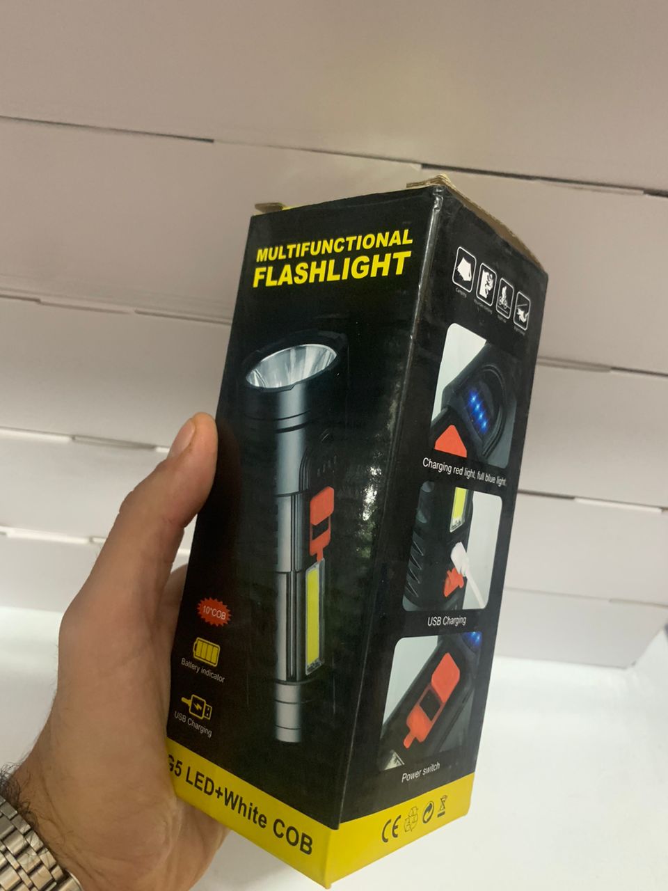 مصباح يدوي LED قابل لإعادة الشحن G5