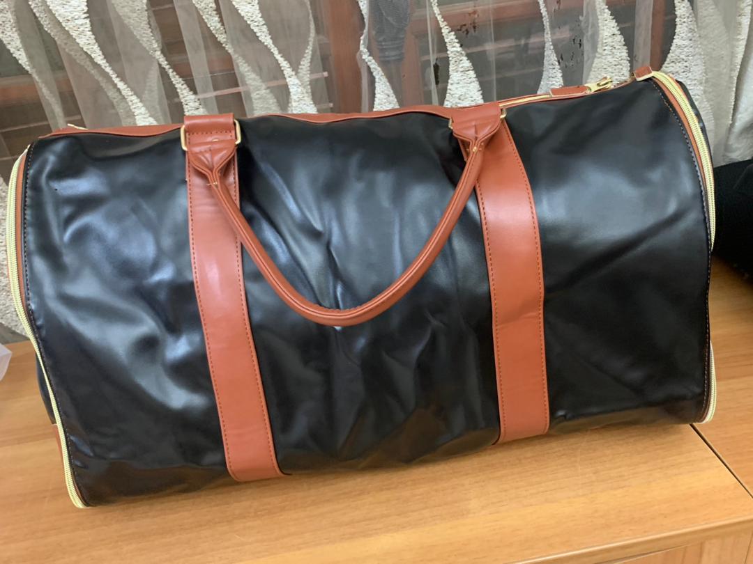 Sac de voyage pliable en PU grande capacité