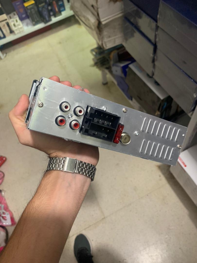 راديو سيارة وسائط متعددة بلوتوث مع منفذ USB و MicroSD و Aux