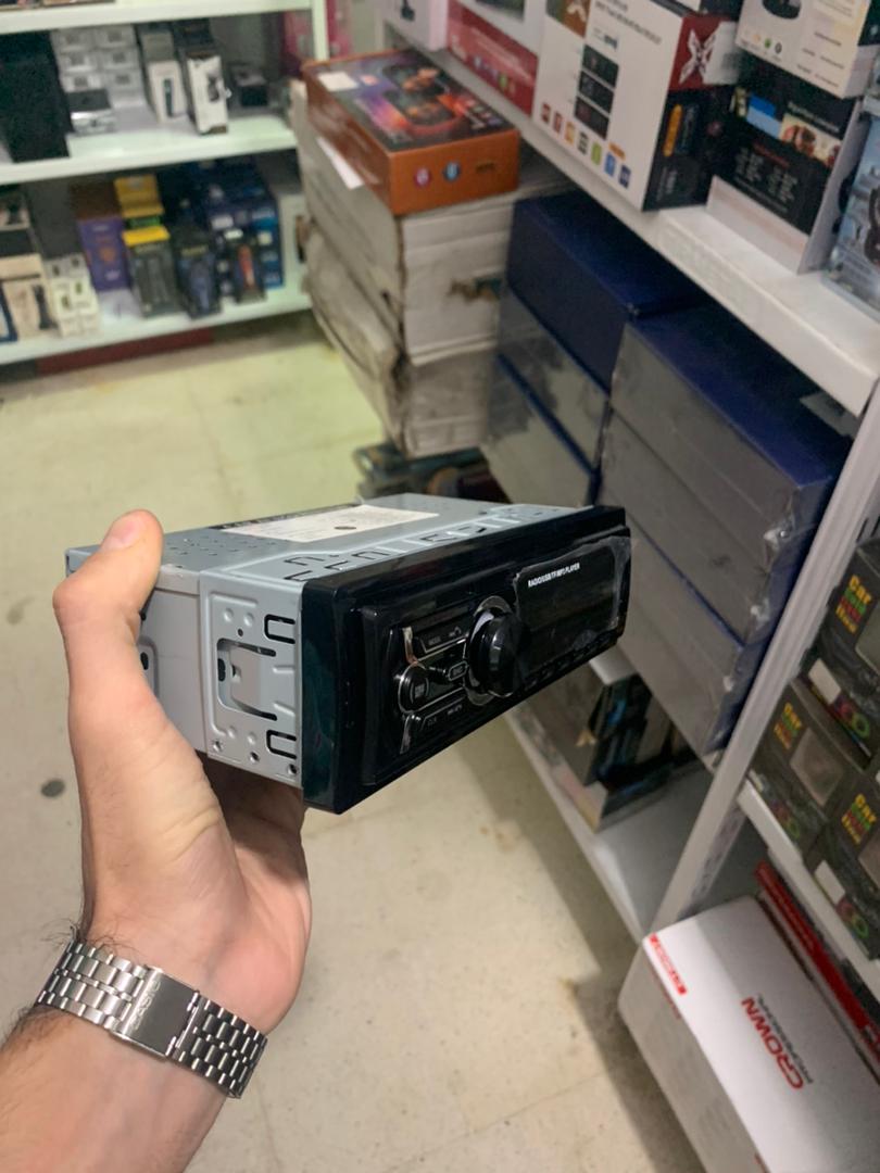 راديو سيارة وسائط متعددة بلوتوث مع منفذ USB و MicroSD و Aux