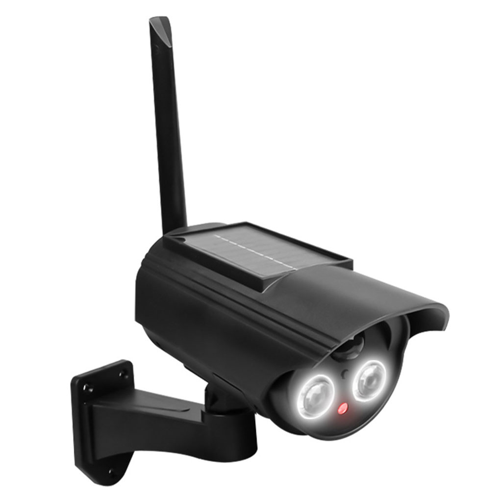 Dummy camera and solar lamp with motion sensor