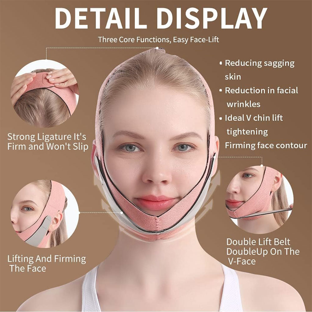 Sangle de lifting facial pour double menton