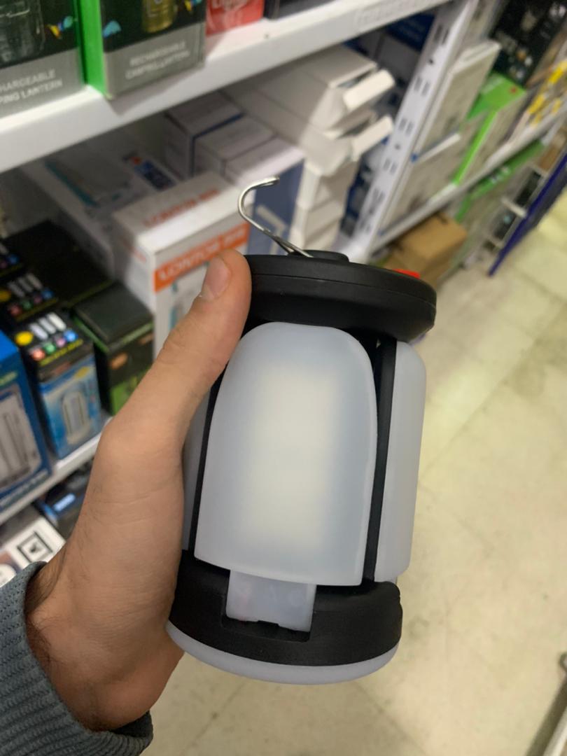 فانوس تخييم قابل للشحن، 60 مصباح LED، 6 أوضاع إضاءة