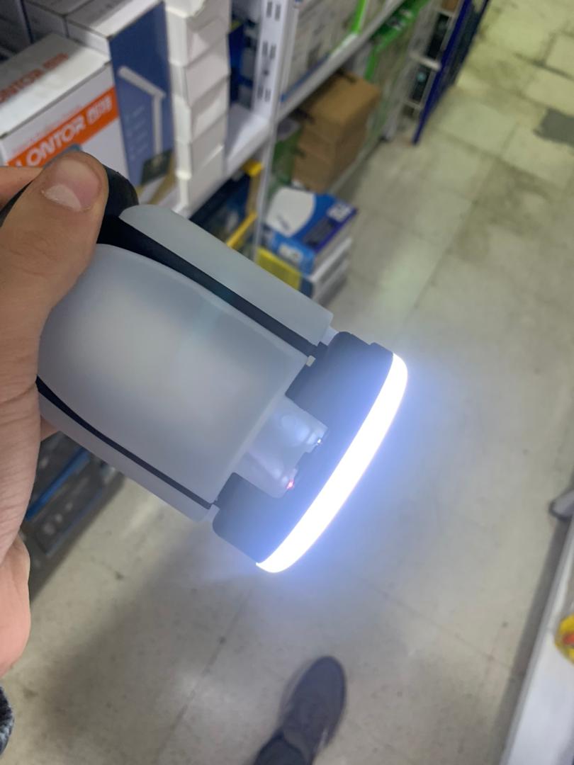 فانوس تخييم قابل للشحن، 60 مصباح LED، 6 أوضاع إضاءة