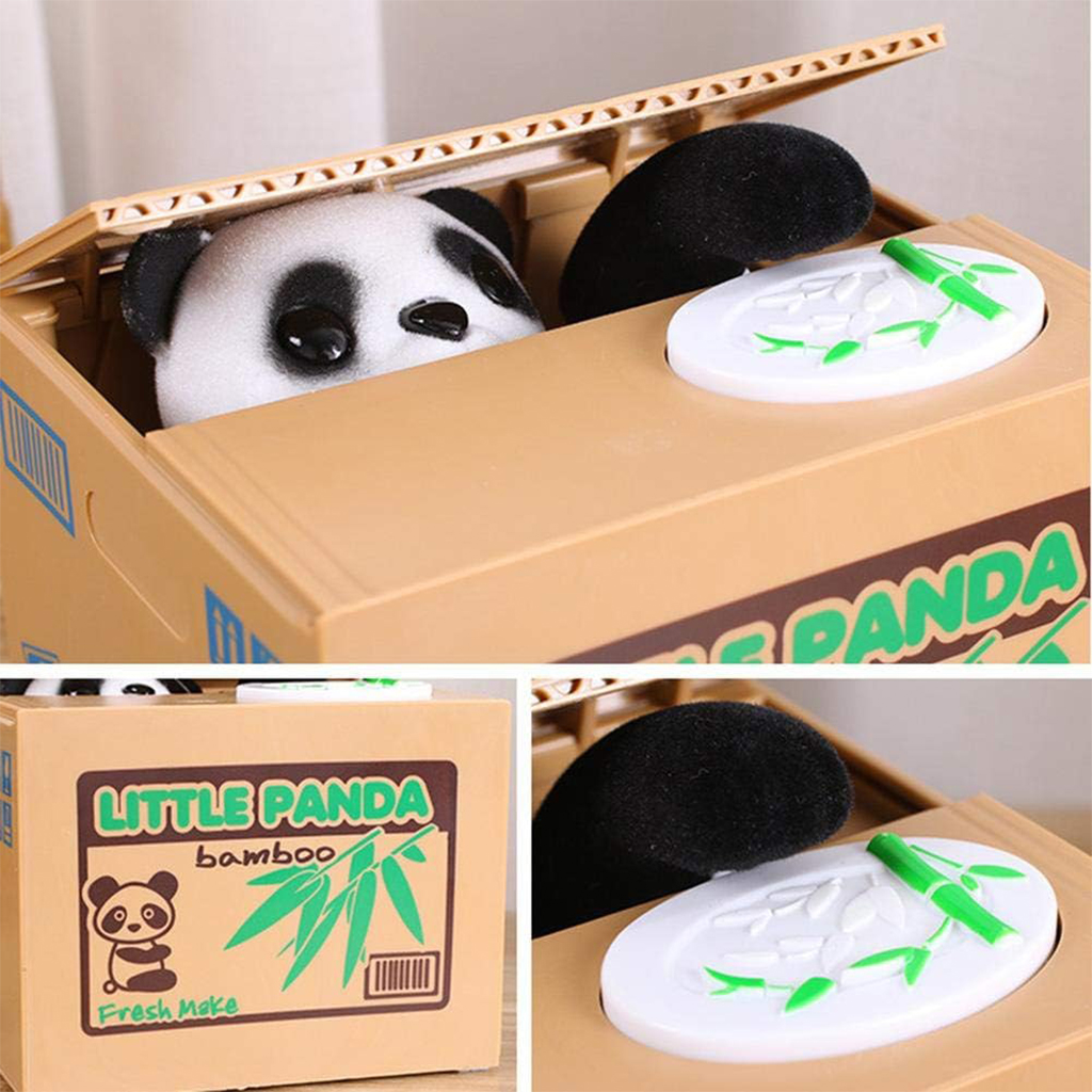Tirelire électronique avec panda