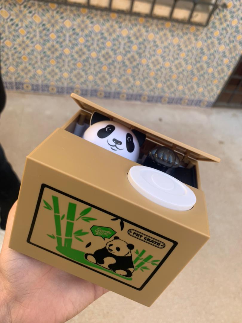 Tirelire électronique avec panda