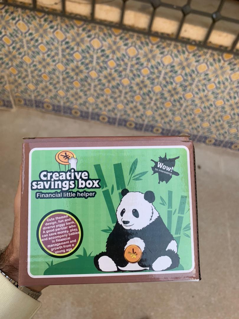 Tirelire électronique avec panda
