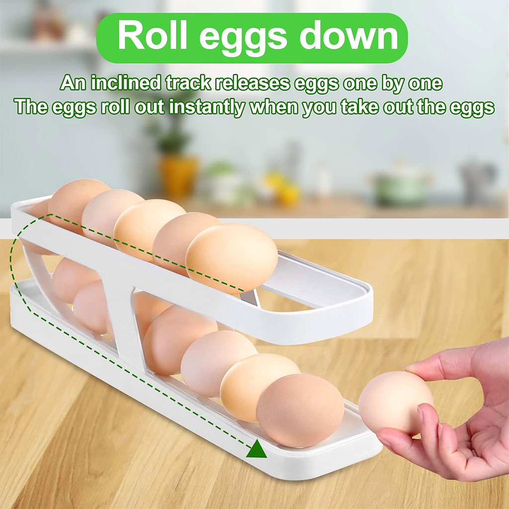 Support de Rangement Œufs dans le Frigo 12 À 14 Pcs