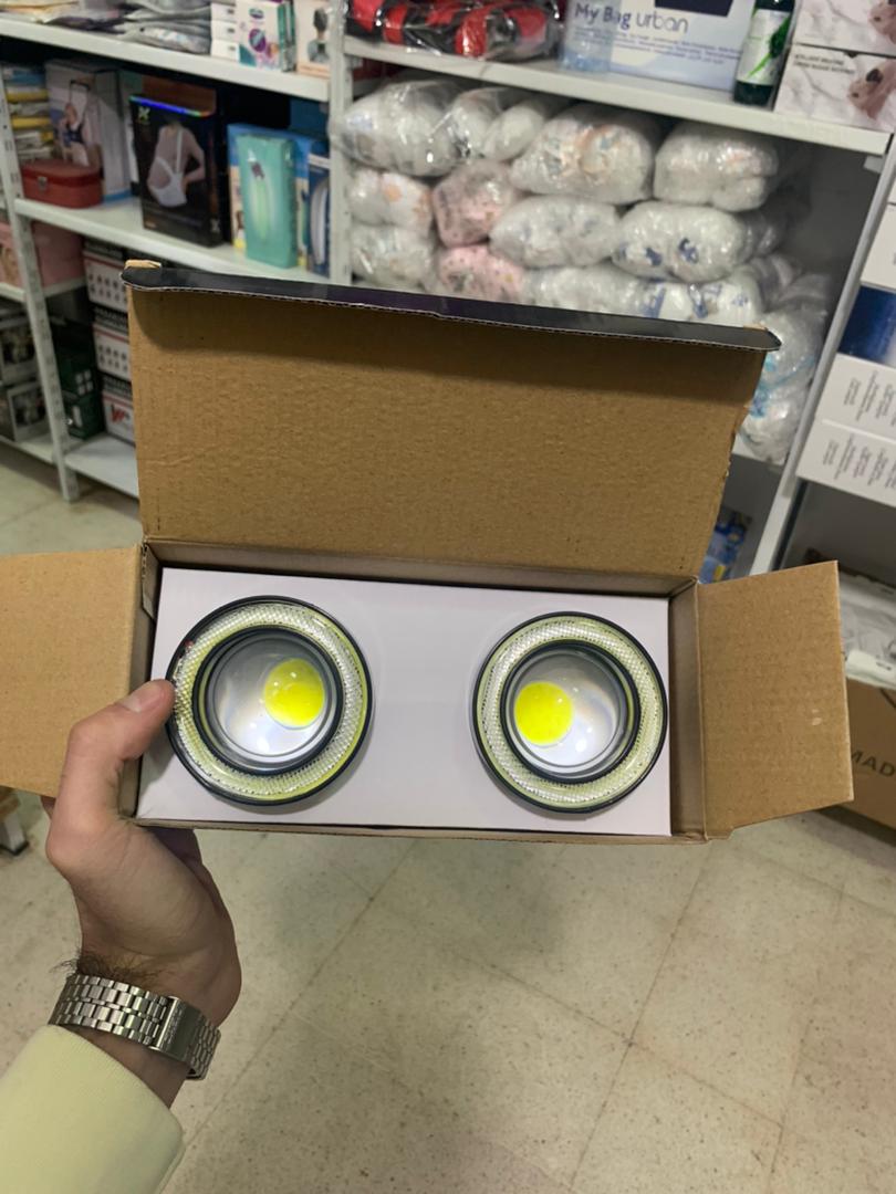 كشاف ضباب دائري LED IP65 7000K إضاءة بيضاء