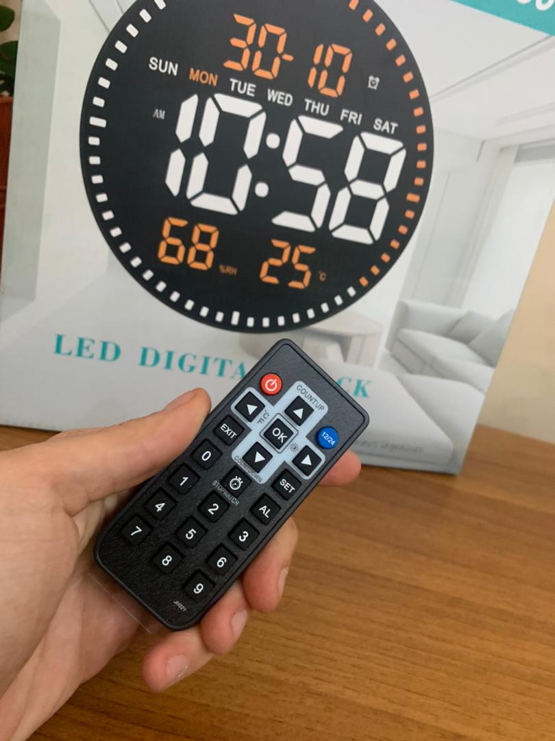 Digital LED wall clock with remote control JH-2560