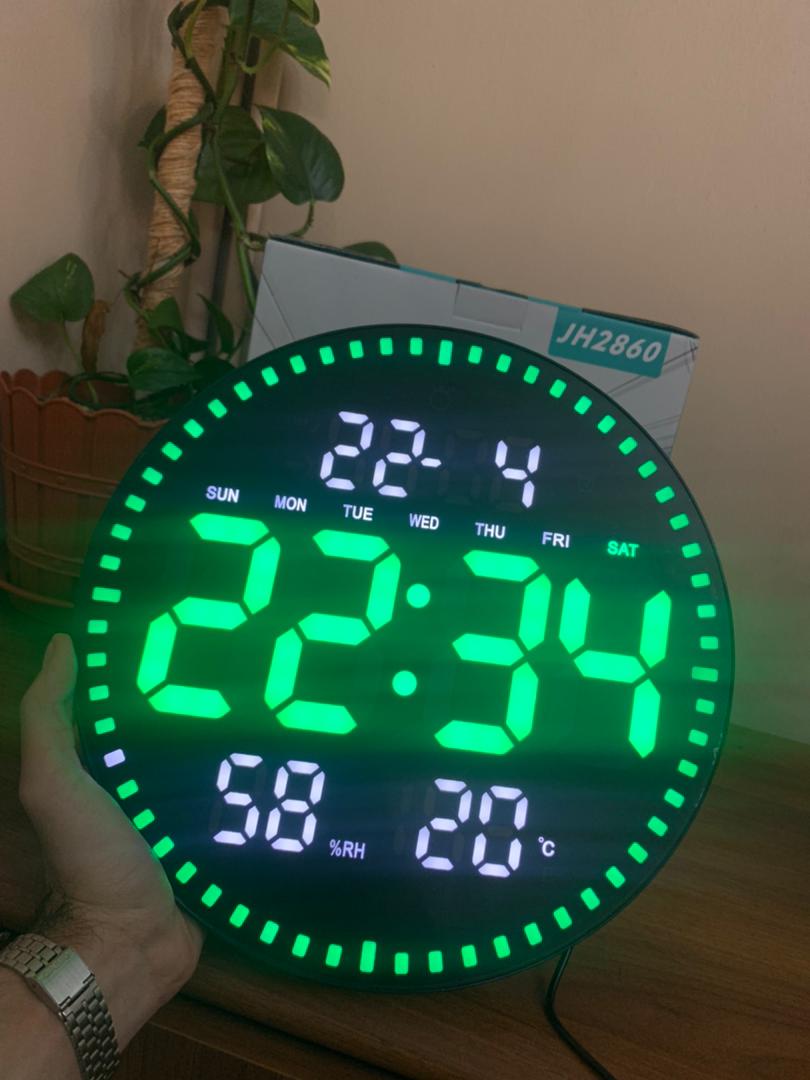 Digital LED wall clock with remote control JH-2560