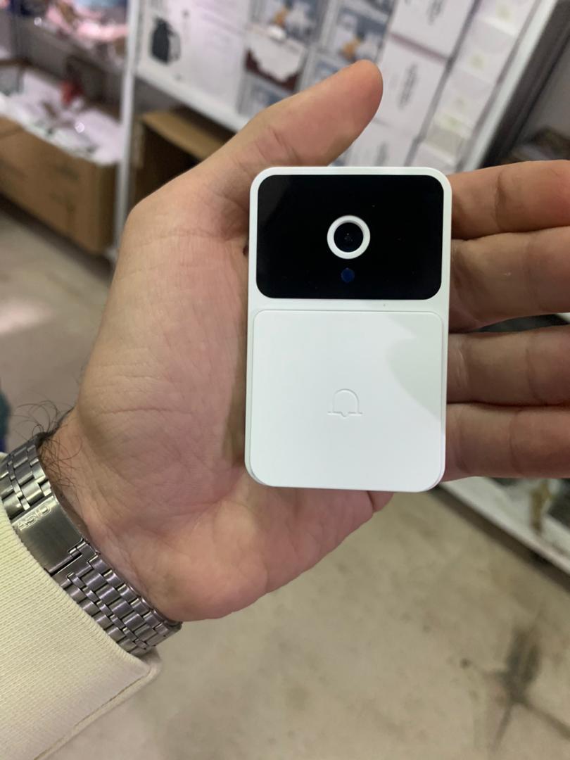 جرس باب لاسلكي مع إنتركم وكاميرا فيديو واي فاي