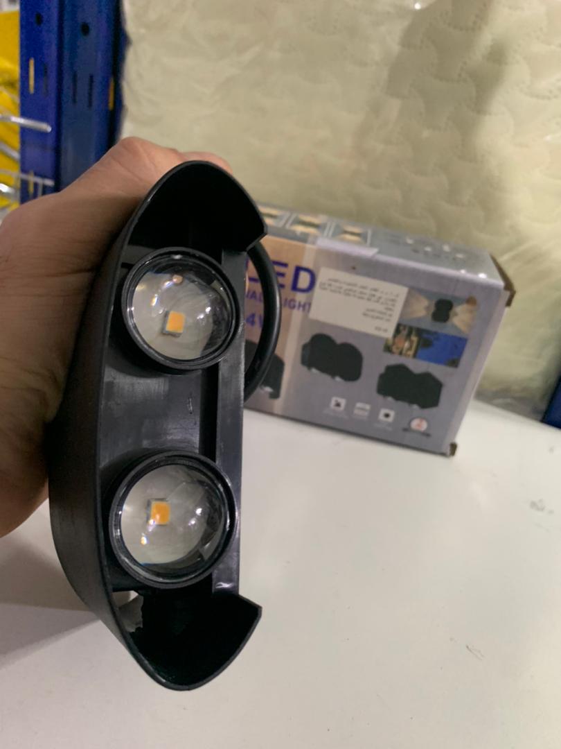 Outdoor LED wall light 4W, 2-pack, PP