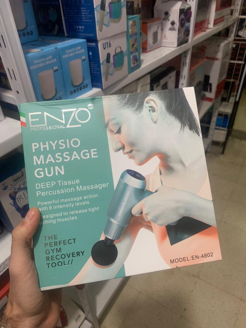 Pistolet de massage ENZO EN-4802 avec 4 têtes