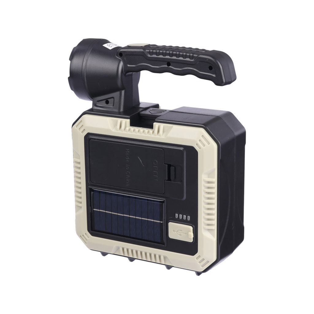Portable solar lamp with screwdriver and tool kit