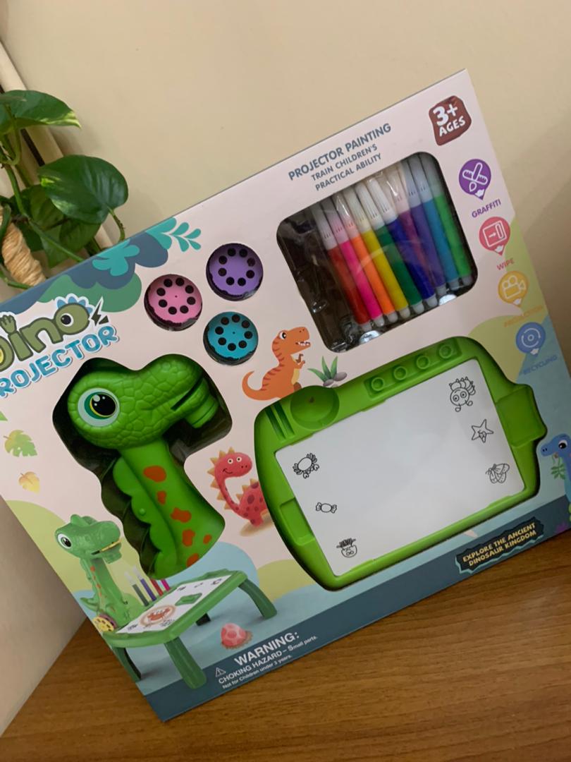 Dino drawing projector for kids with 24 patterns