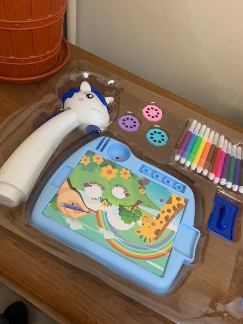 Unicorn drawing projector for kids with 24 patterns