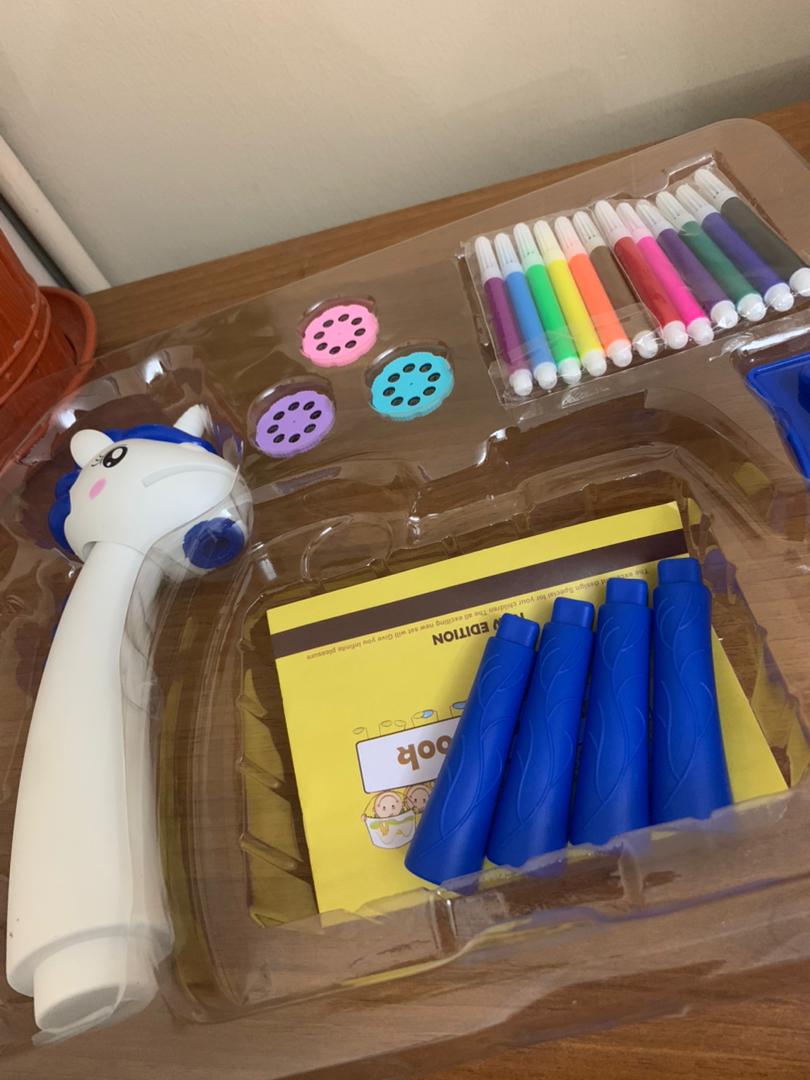 Unicorn drawing projector for kids with 24 patterns