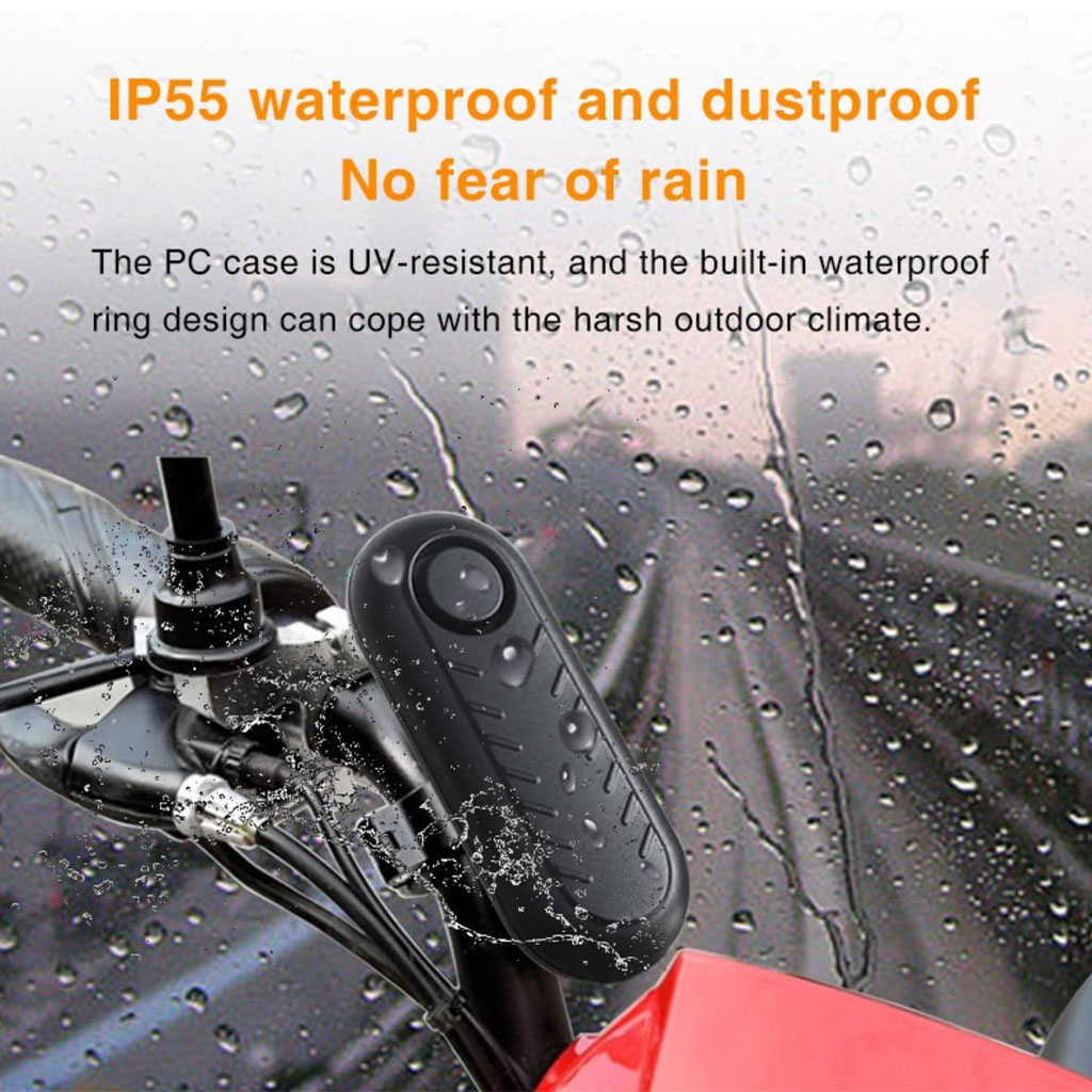 Anti-theft alarm system with 110 dB vibration sensor