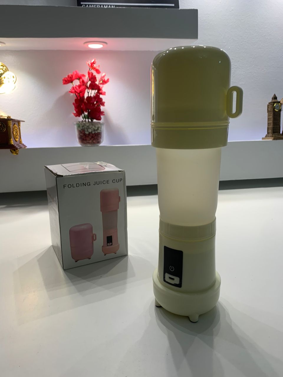 Blander Jus Portable et Pliable en Silicone avec 6 Lames 500ml