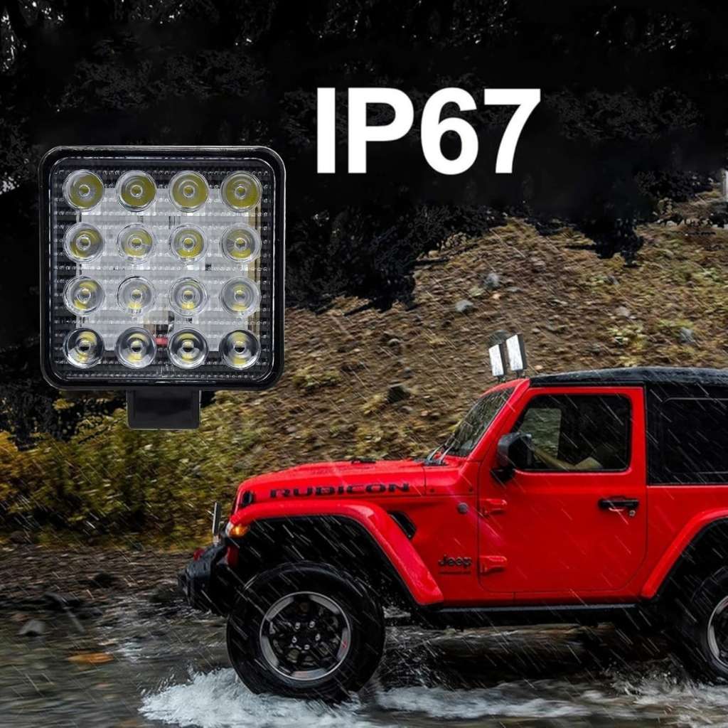 Aluminum LED work light 12V-24V for vehicles