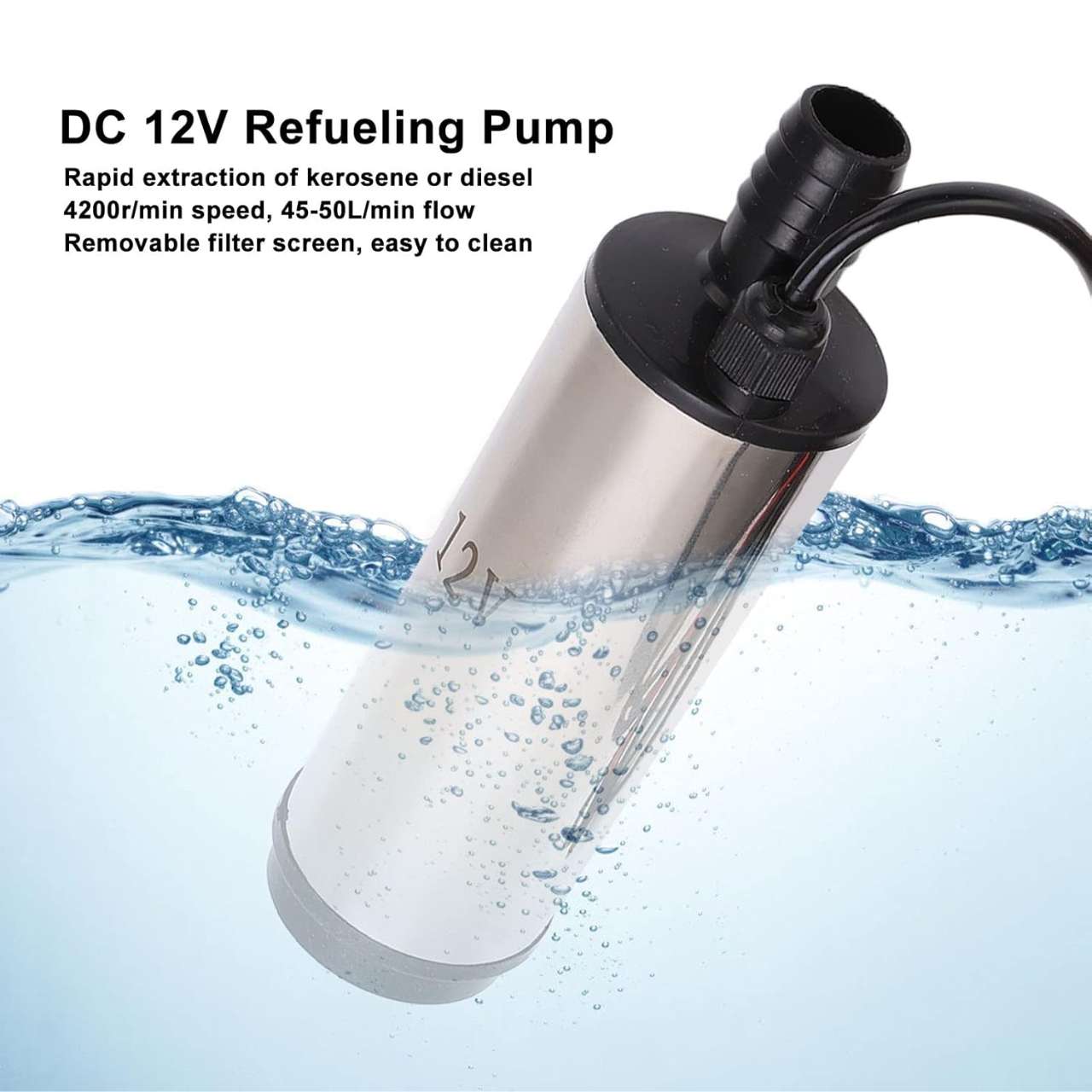 Electric Oil Pump DC12V 45L-50L