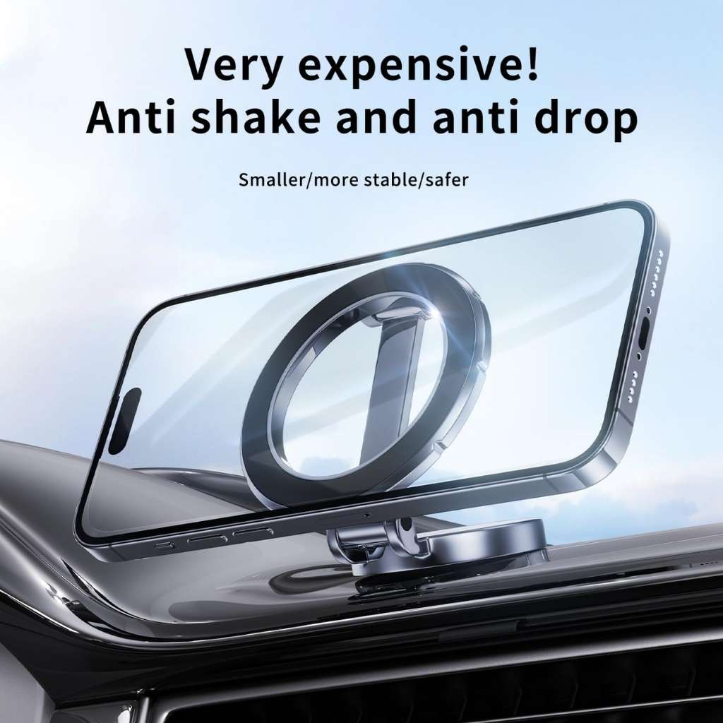 Support de téléphone magnétique pliable pour voiture