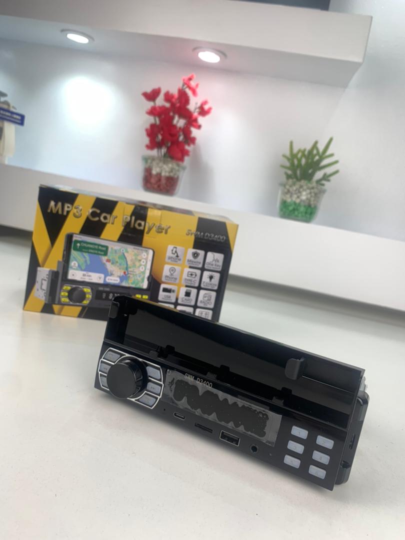 Single DIN Bluetooth Car Radio with Phone Holder