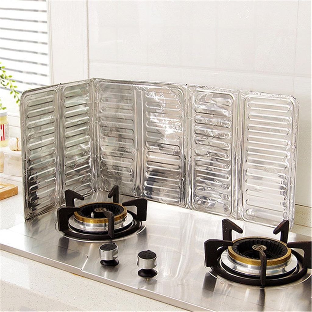 Pare-huile en aluminium pour cuisinière 33x84cm – واقي رذاذ الزيت من الألومنيوم للموقد