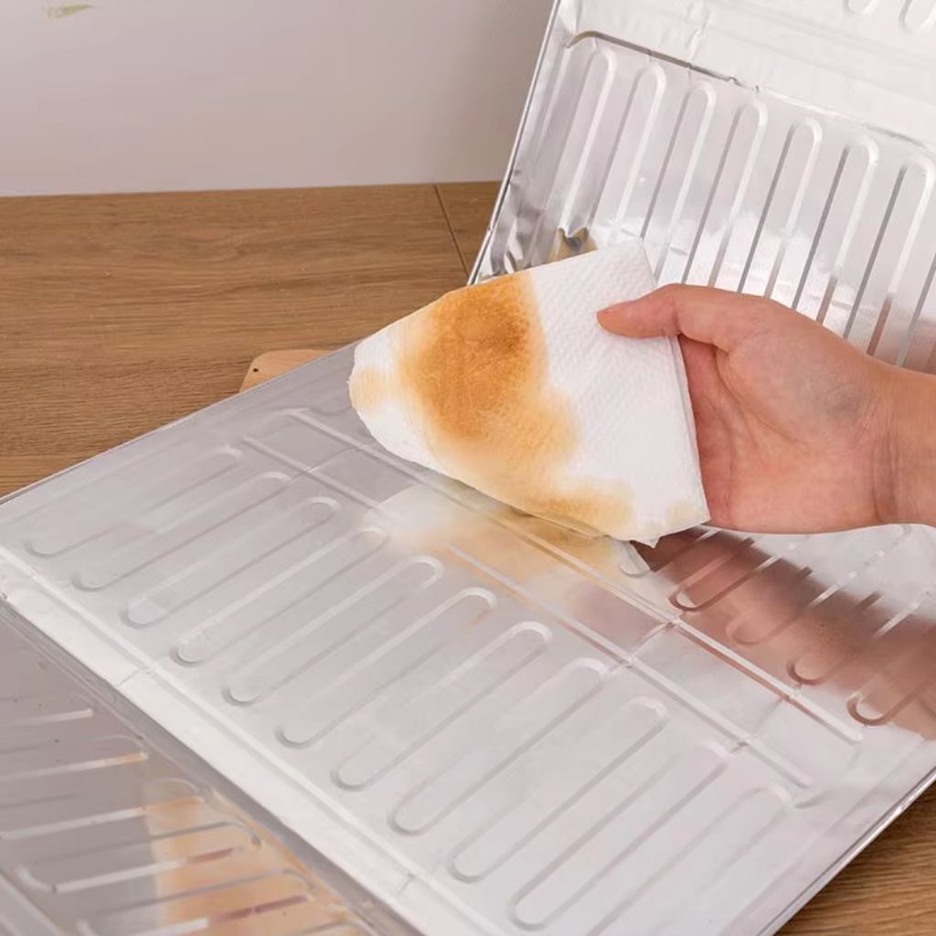 Pare-huile en aluminium pour cuisinière 33x84cm – واقي رذاذ الزيت من الألومنيوم للموقد