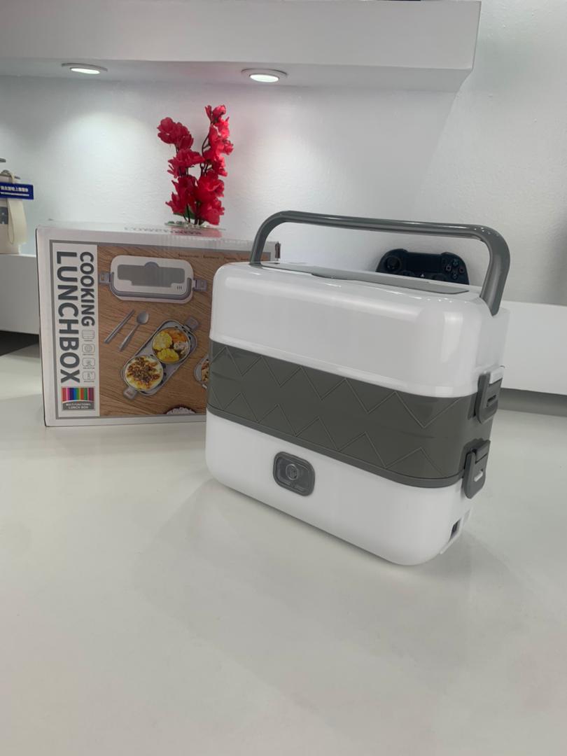 Boîte à Lunch Électrique Portable avec 2 Récipients Amovibles en Acier Inoxydable – علبة تسخين طعام