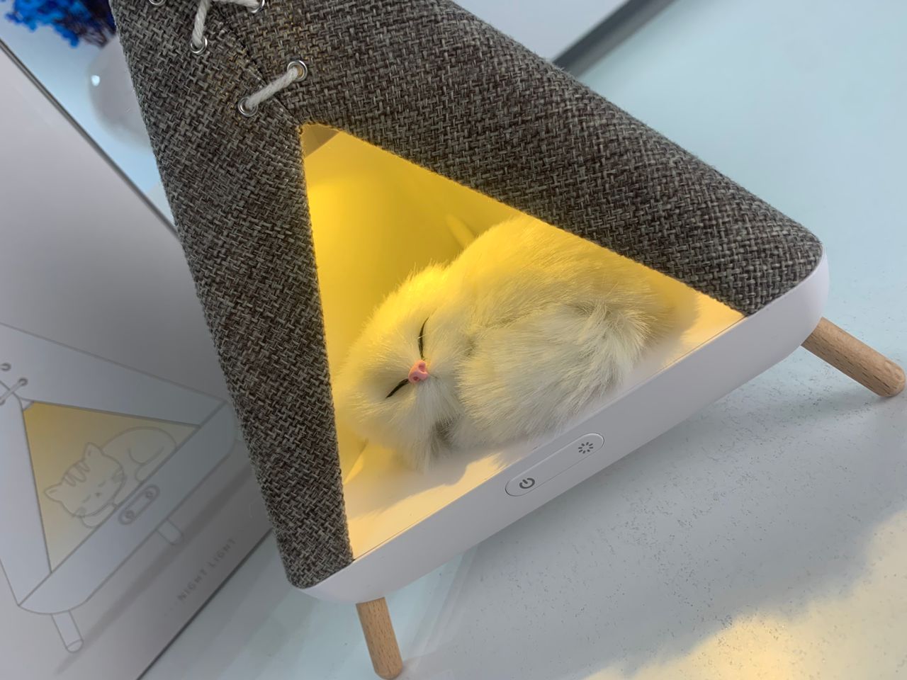 Tent design night light and speaker