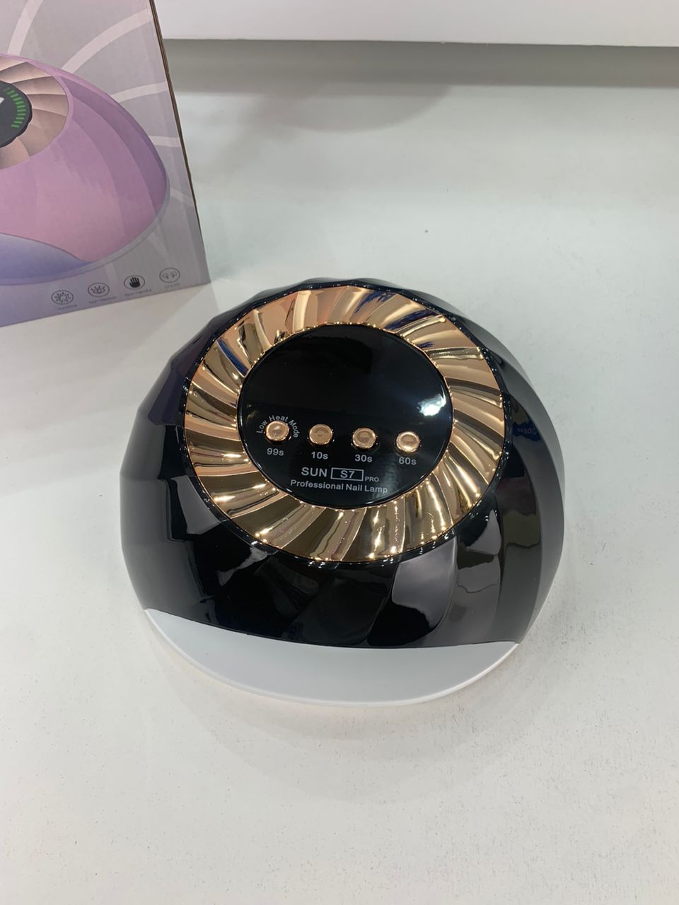 مصباح أظافر UV LED بقدرة 268 واط مع مستشعر و4 مؤقتات