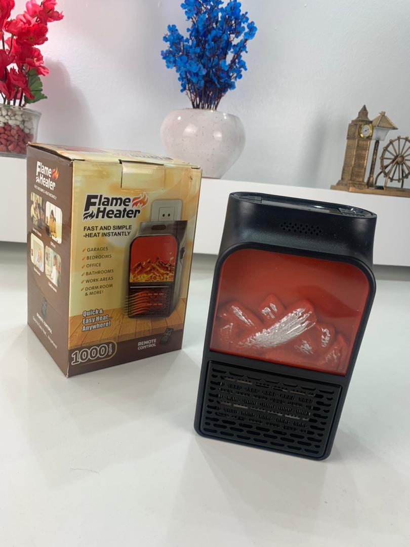 Chauffage électrique portable effet flamme 3D