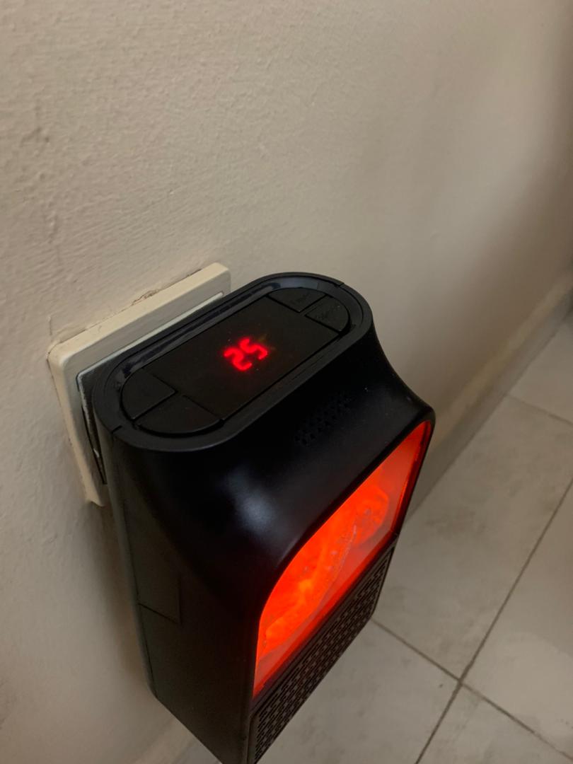 Chauffage électrique portable effet flamme 3D