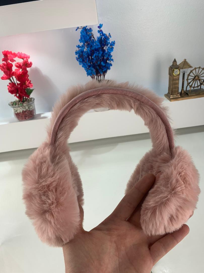 Cache-Oreilles et Casque Audio en Fausse Fourrure pour Femmes – سماعات رأس دافئة