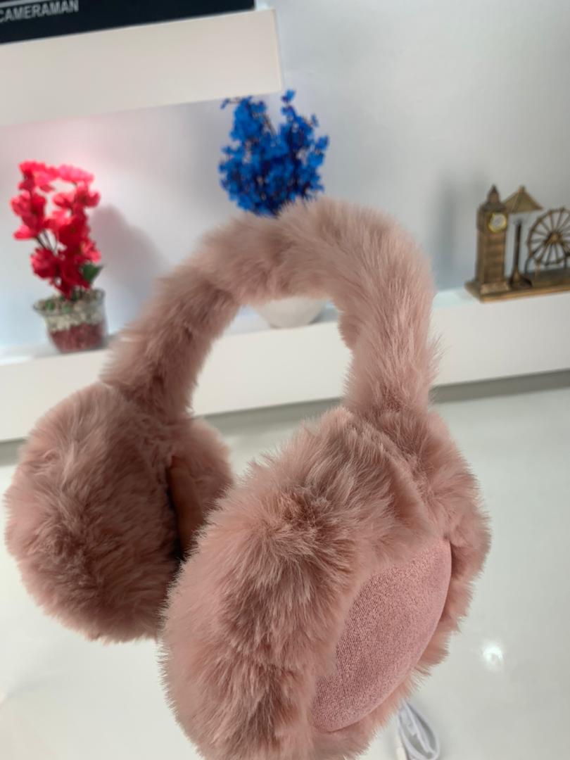 Cache-Oreilles et Casque Audio en Fausse Fourrure pour Femmes – سماعات رأس دافئة