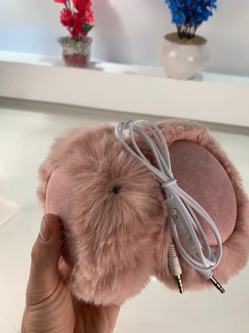 Cache-Oreilles et Casque Audio en Fausse Fourrure pour Femmes – سماعات رأس دافئة