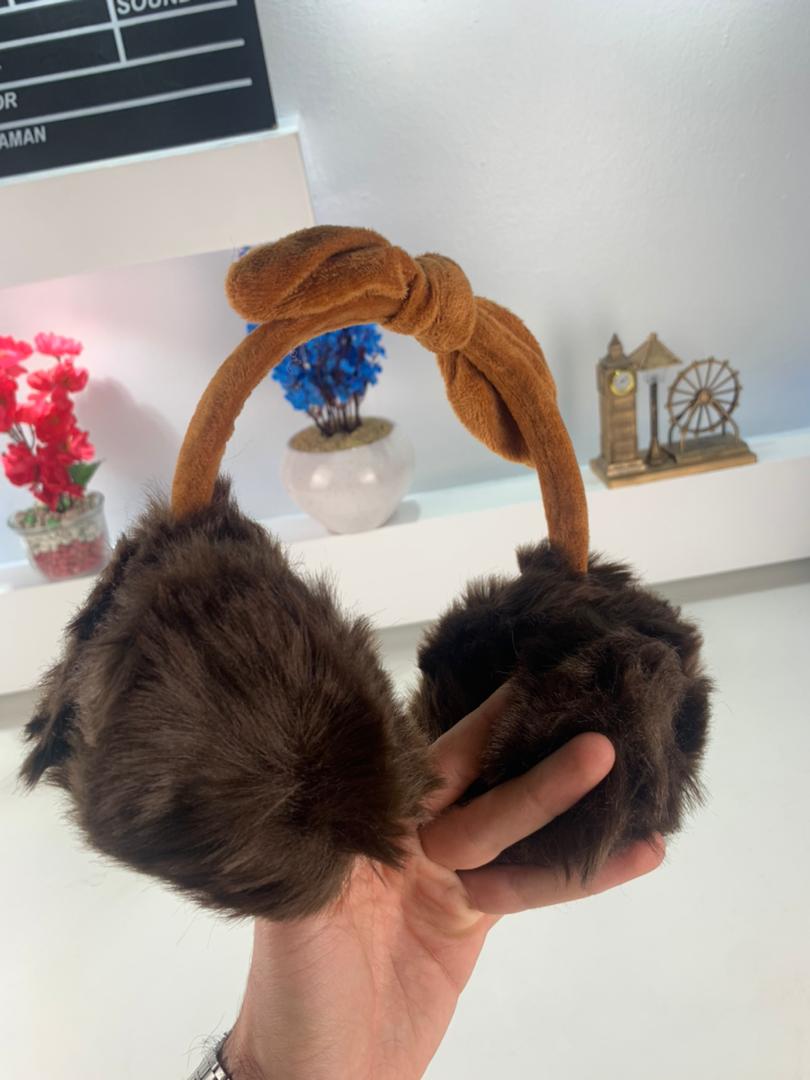 Cache-Oreilles et Casque Audio en Fausse Fourrure pour Femmes – سماعات رأس دافئة