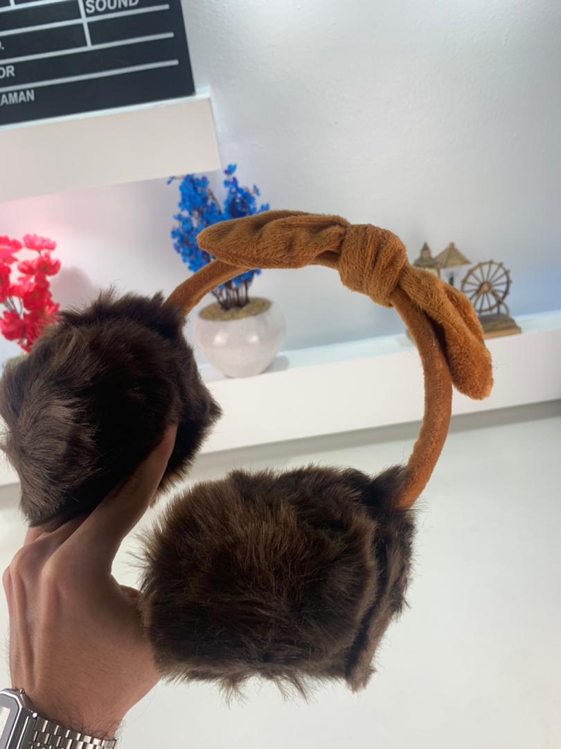Cache-Oreilles et Casque Audio en Fausse Fourrure pour Femmes – سماعات رأس دافئة