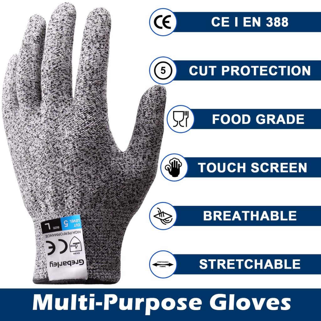 Gants de protection anti-coupure niveau 5