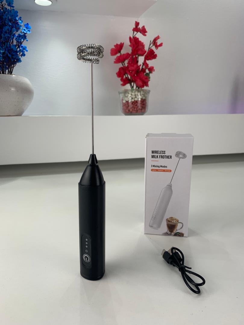 Mousseur à Lait 3 Vitesses Électrique Rechargeable – جهاز صنع رغوة الحليب الكهربائي القابل لإعادة الشحن