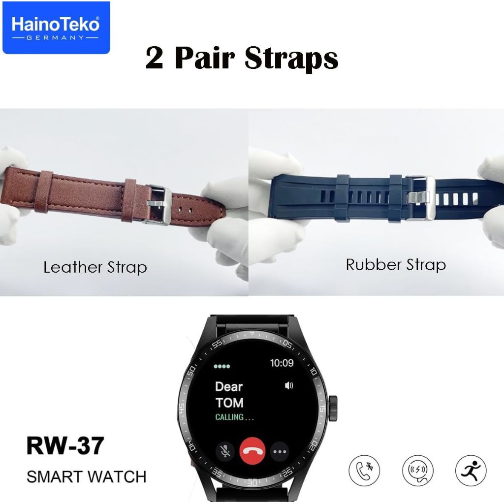 SmartWatch Connectée HainoTeko RW37 avec Écouteurs Intégrés de Façon Moderne – ساعة ذكية مع سماعات مدمجة بطريقة عصرية
