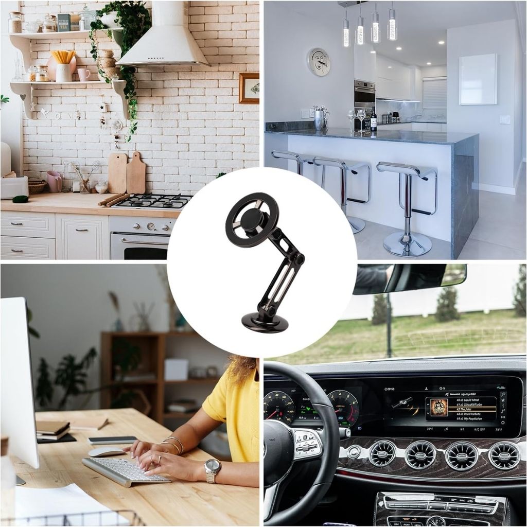 Support Téléphone Voiture Magnétique Rotatif à 360° – حامل هاتف مغناطيسي