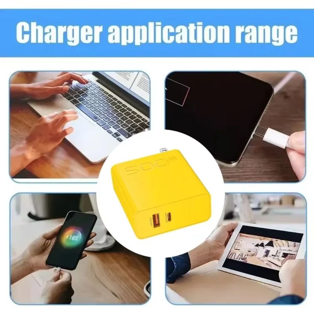 Chargeur Ultra Rapide USB PD 2 en 1 Type C 200W – شاحن سريع بقدرة 200 واط