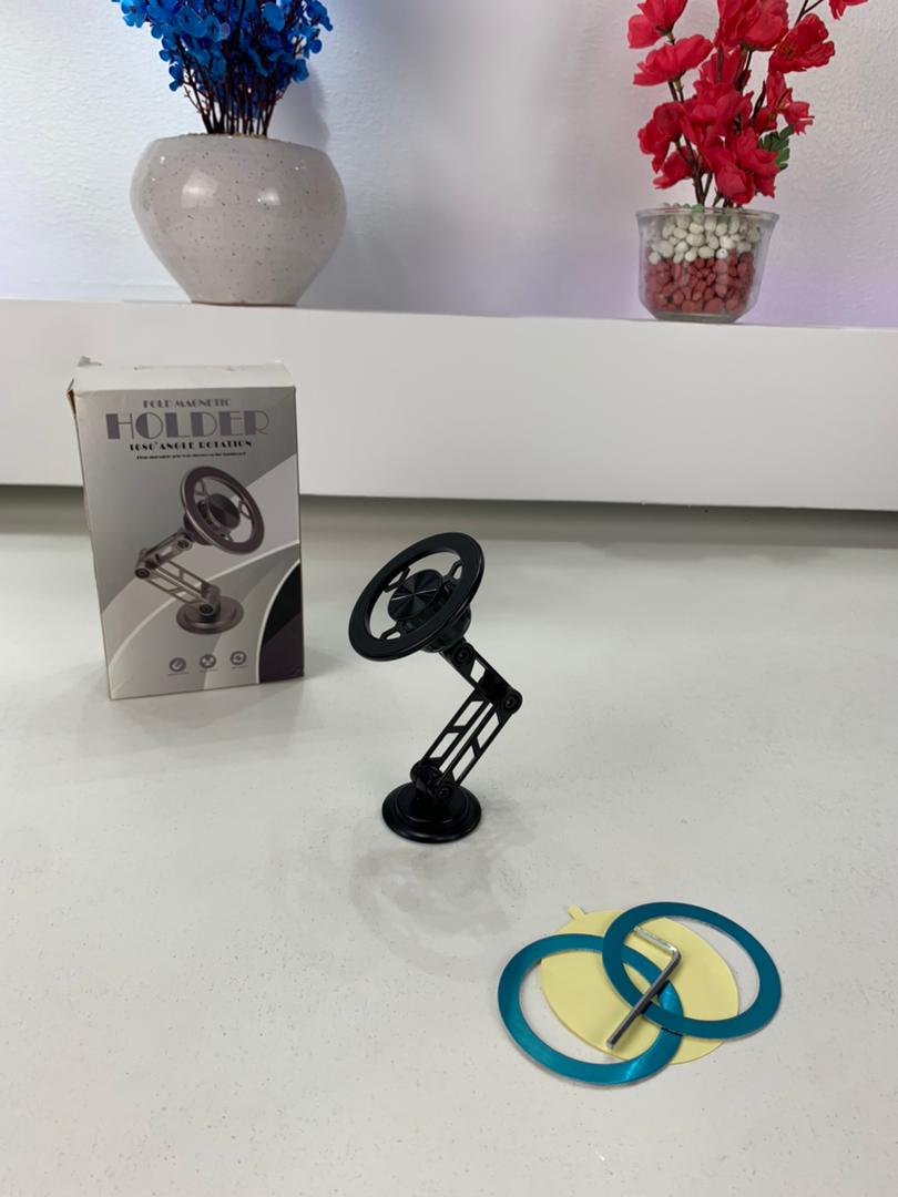 Support Téléphone Voiture Magnétique Rotatif à 360° – حامل هاتف مغناطيسي