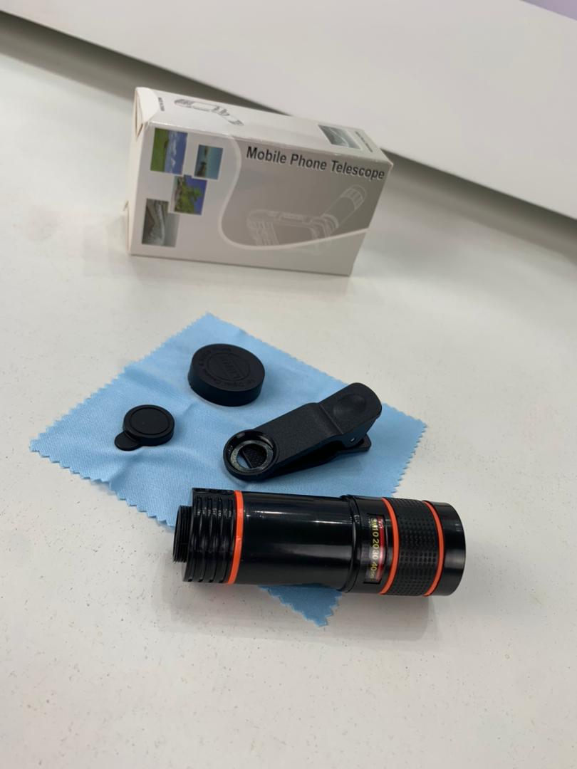 Objectif de Caméra Universel Clip-on pour Smartphone avec Zoom 14x – عدسة كاميرا هاتف الذكي