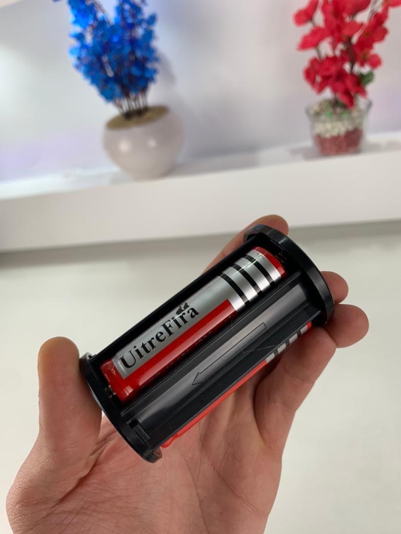 مصباح يدوي 100 واط ببطارية ليثيوم 18650 عدد 3 مع تركيز قابل للتعديل
